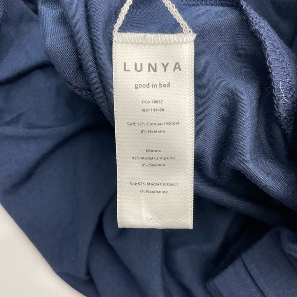 Lunya Soft Modal Draped Jogger In Deep Blue Small P588 - Picture 5 of 10